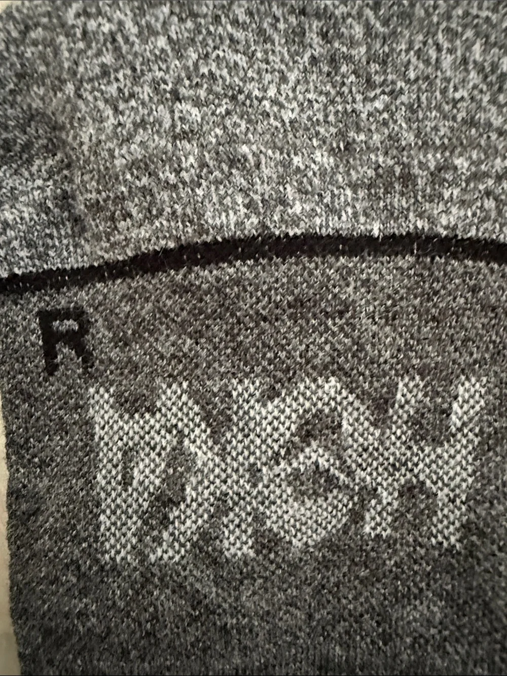 Hoka New Large No Show Running Socks Gray